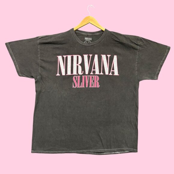 Nirvana Sliver Album Cover Grunge Band Tee XL - Picture 1 of 4